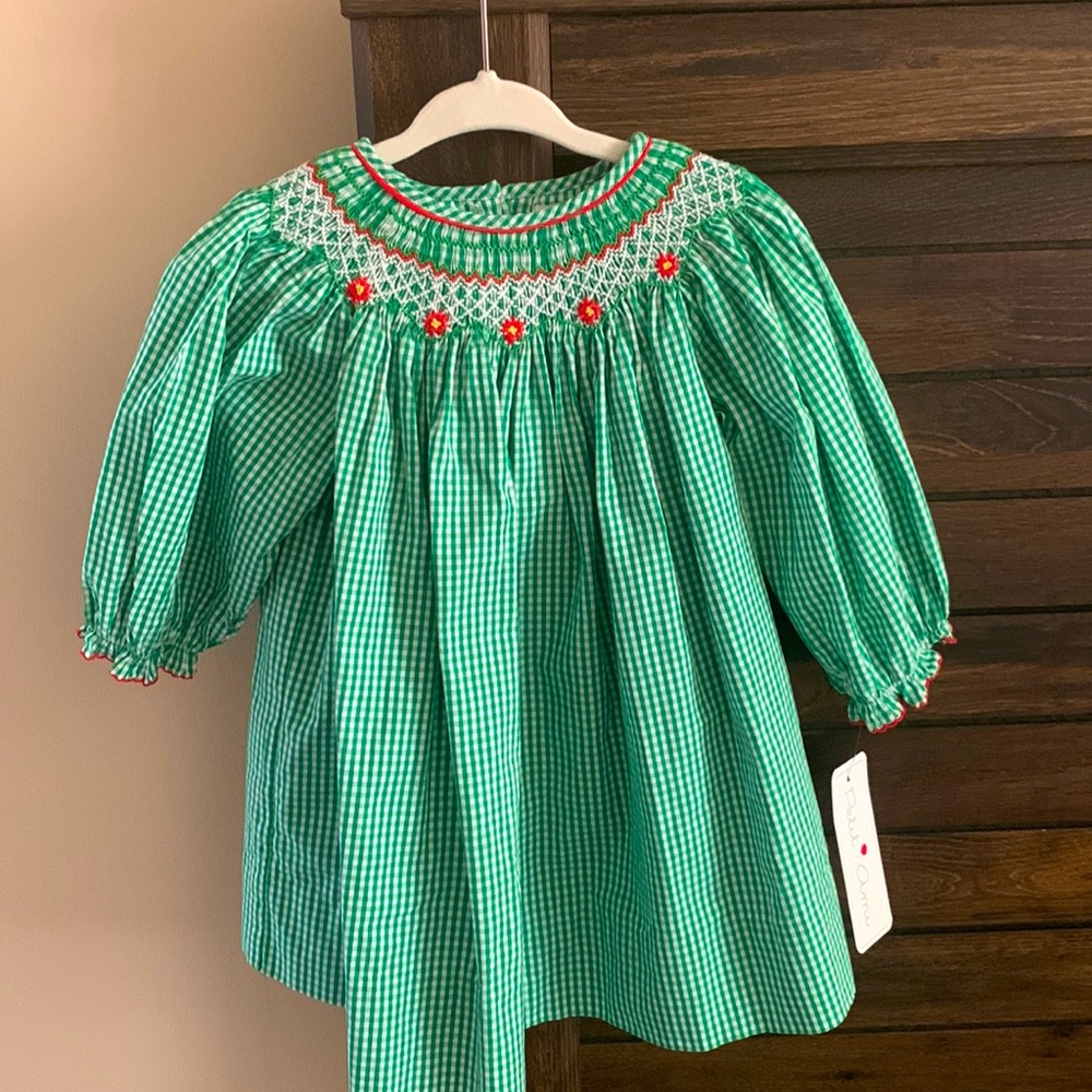 Petit Ami Smocked Dress & Bloomer Set - 18 months WITH TAGS